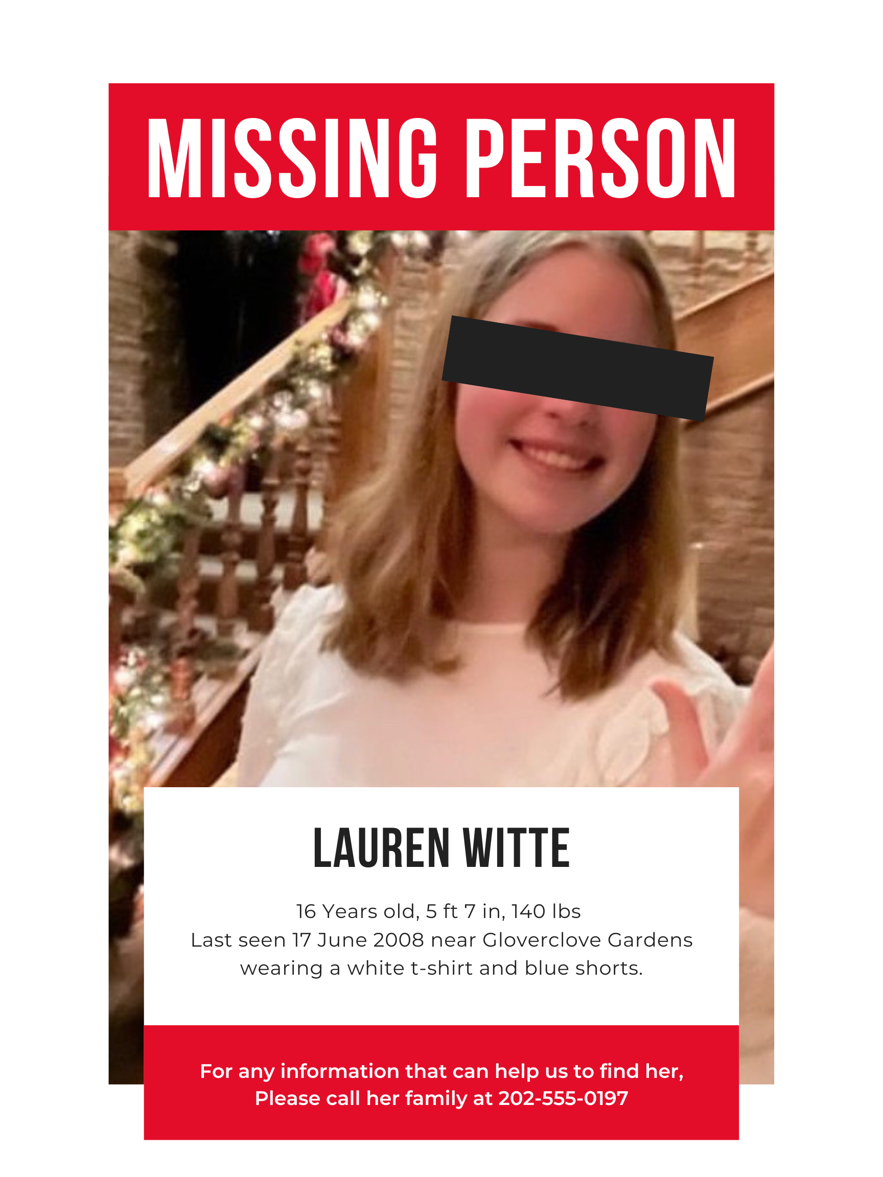 missing poster